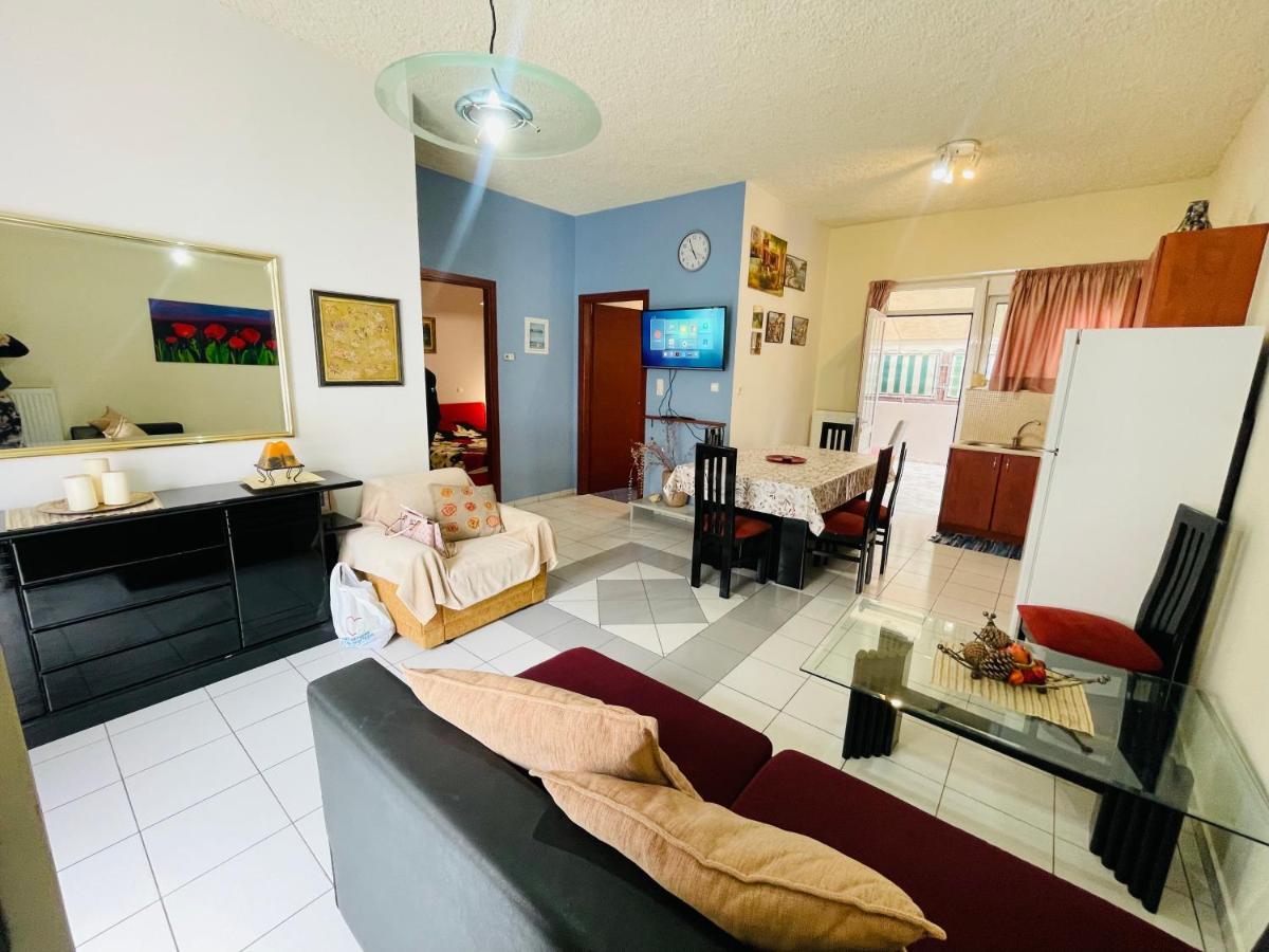 Nea Chora Cozy Apartment Close To The Beach ハニア エクステリア 写真